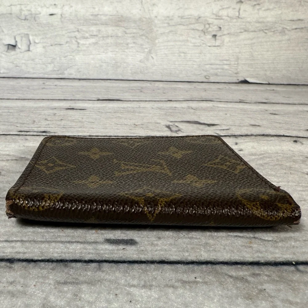 Louis Vuitton Men’s fold Wallet Brown Monogram Canvas Leather - Picture 6 of 14